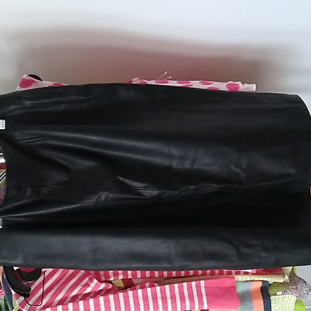 Black Leather Skirt